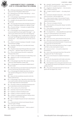 CGP 11 Plus English Answers