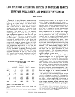 LIFO Inventory Accounting - Federal Reserve Bank of Richmond
