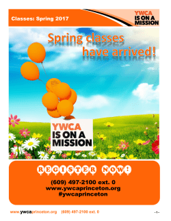 Class Listings - YWCA Princeton