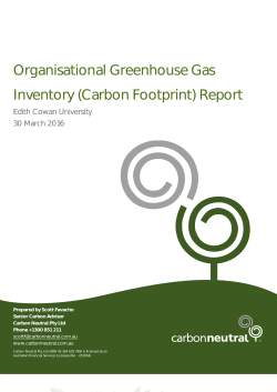 ECU Carbon Inventory Report PDF