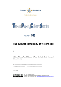 The cultural complexity of victimhood
