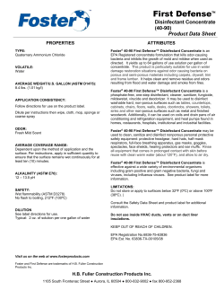 PDS - Foster Products