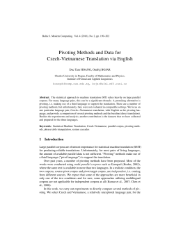 Pivoting Methods and Data for Czech-Vietnamese