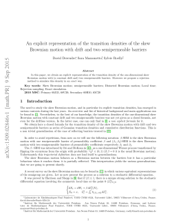 An explicit representation of the transition densities of the skew
