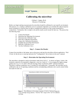 Calibrating the microStar