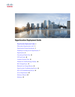 Hyperlocation Deployment Guide