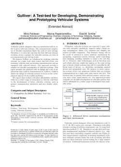 Gulliver: A Test-bed for Developing, Demonstrating and Prototyping