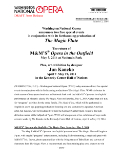 The Magic Flute - Kennedy Center