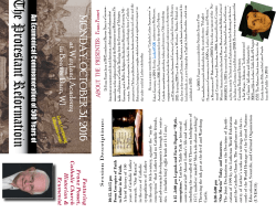 The Protestant Reformatioin - South