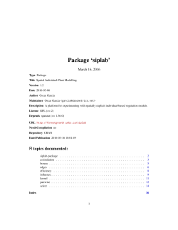 Package `siplab`
