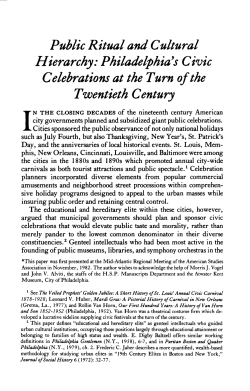 Pennsylvania History - Open Journal Systems