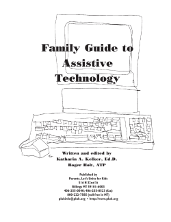 Family Guide to Assistive Technology
