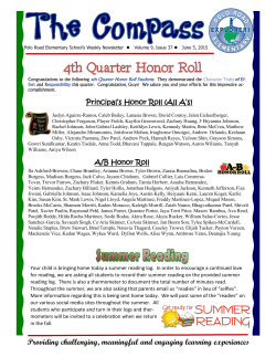 Providing challenging, meaningful and engaging learning experiences