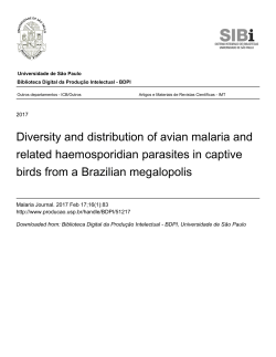 Diversity and distribution of avian malaria and related