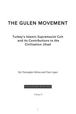 the gulen movement - Center for Security Policy