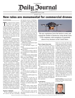 New rules are monumental for commercial drones