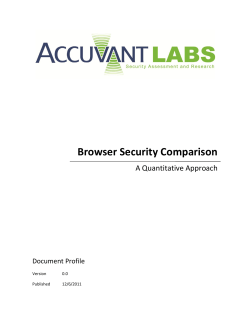 Browser Security Comparison: A Quantitative Approach