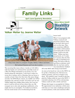 P2P Spring 2017 Newsletter - Walla Walla Valley Disability Network