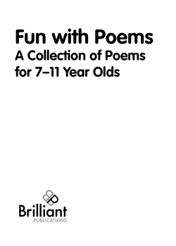 A Collection of Poems for 7&ndash;11 Year Olds