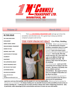 March 2015 - McConnell Transport