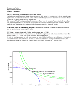 Answers to Feenstra Chapter 3 questions