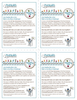 Join Healthy Me in Our Walk to the Moon Challenge!