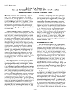 Using a Concept Cloud to Formulate Effective Searches