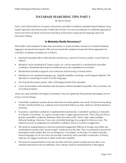 Search tips part 3 - Dallas Theological Seminary