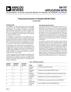 AN-747 - Analog Devices