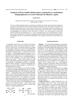 Synthesis of Water-Soluble Methoxyethoxy