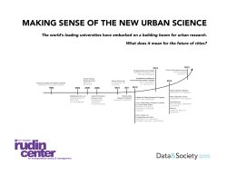 Making Sense of the New Science of Cities