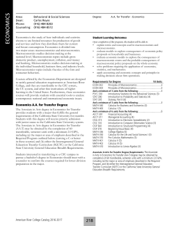 Economics - American River College!