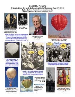 Donald L. Piccard - National Balloon Museum
