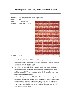 Masterpiece: 100 Cans, 1962 by Andy Warhol