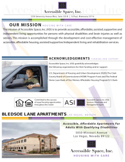 Brochure - Accessible Space, Inc.
