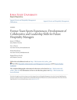 Former Team Sports Experiences: Development of Collaborative