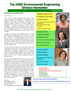 Spring 2014 - Rowan University