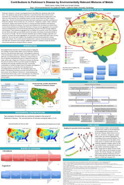 Contributions to Parkinson`s Disease by