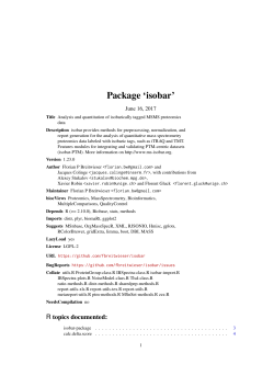 Package `isobar`