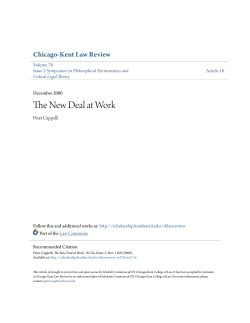 The New Deal at Work - Scholarly Commons @ IIT Chicago