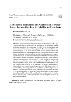 Mathematical Formulation and Validation of Muraour`s Linear