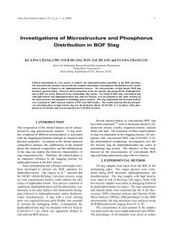 Investigations of Microstructure and Phosphorus Distribution in BOF