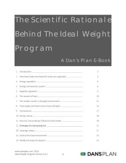 The Scientific Rationale Behind The Ideal Weight