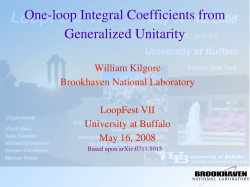 Oneloop Integral Coefficients from Generalized