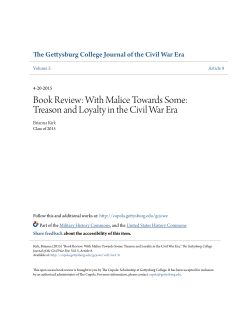 Book Review: With Malice Towards Some