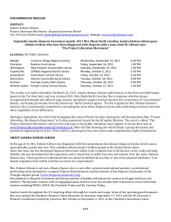 FOR IMMEDIATE RELEASE CONTACT: Sandra Dubose