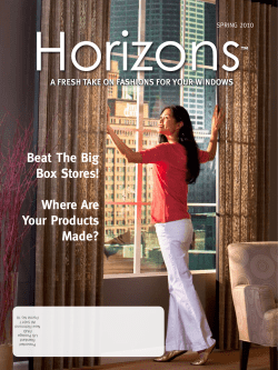 Beat The Big Box Stores! - Horizons Window Fashions