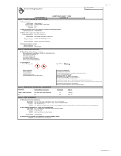 Copper Sulfate SDS