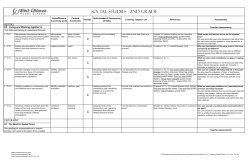 Social Studies - 2nd Grade - West Ottawa Public Schools