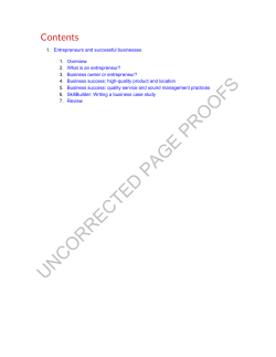 3 Entrepreneurs and successful businesses